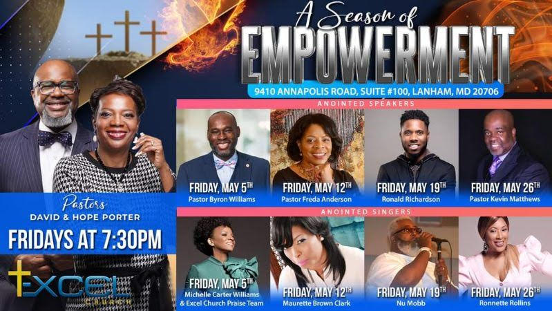 Excel Church Season of Empowerment flyer