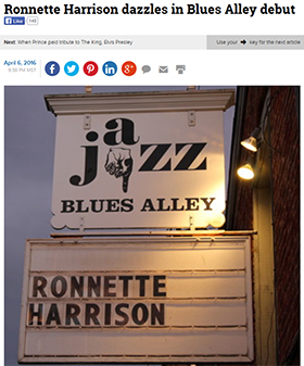 Blues Alley Kiosk with Ronnette Harrison