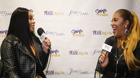 Ronnette Harrison interviews Koryn Hawthorne the 12th Annual Spirit of Praise Celebration